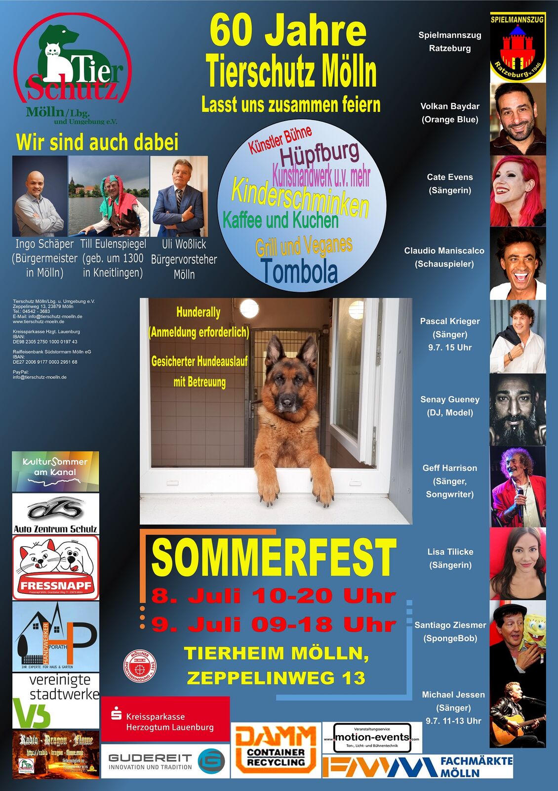 Mölln - Sommerfest 60 Jahre Tierschutz Mölln - Ratzeburg