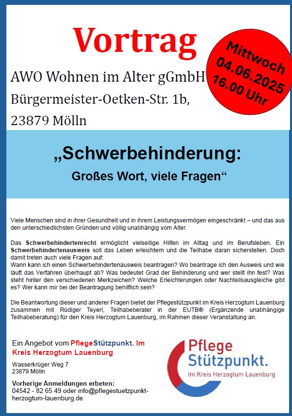 Schwerbehinderung